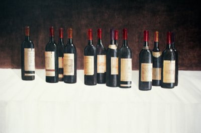 Winescape, Red, 2003 by Lincoln Seligman